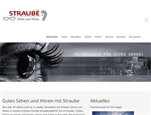 Tablet Screenshot of optik-straube.de